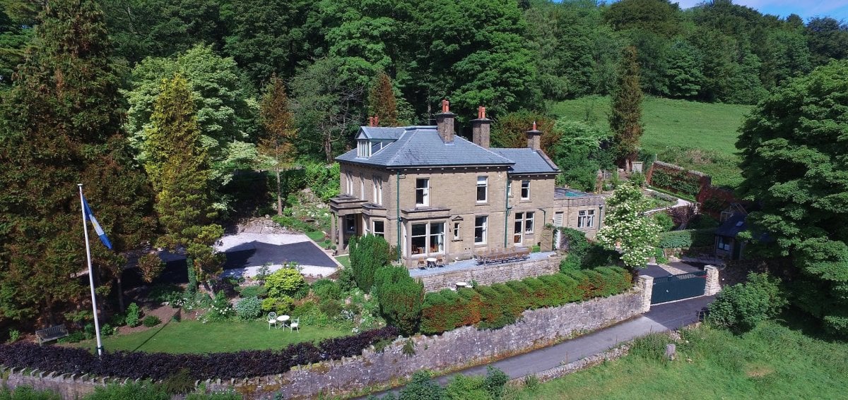 Woodlands is set on the side of a wooded valley